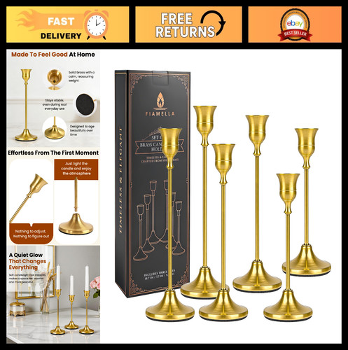 Set vintage gold metal - 6,