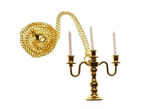 Arm candle holder necklace - candle,