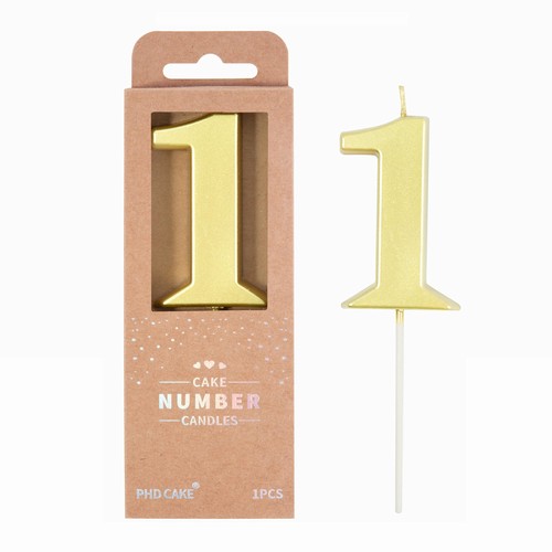 Inch modern gold 1 number - inch,
