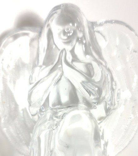 Vintage crystal glass kneeling - vintage,