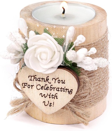 Piece wooden tealight - 50,