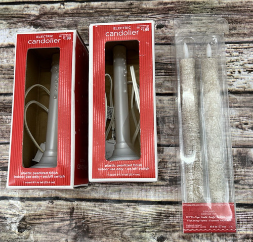 Lot electric candoliers - of,