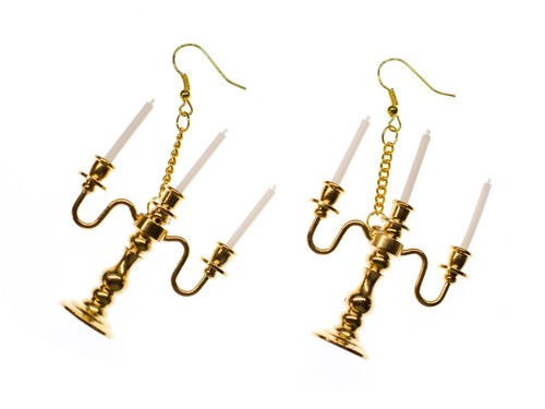 Candle holder earrings arm - candle,
