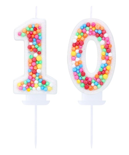 Number birthday candle - 10,