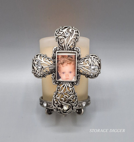 Vtg ganz silver tone - silver,