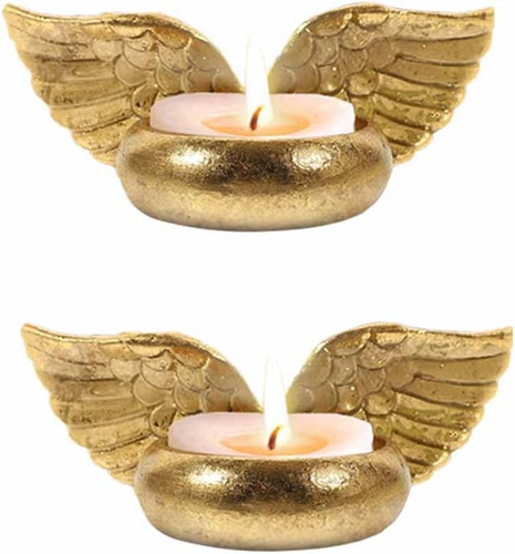 Angel wings tealight - angel, candle