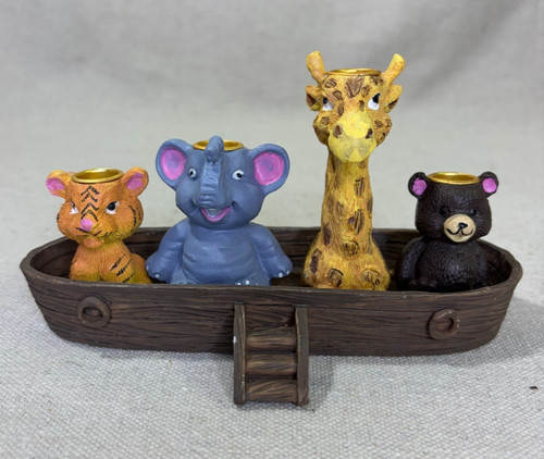 Noah ark candle holders - ark,