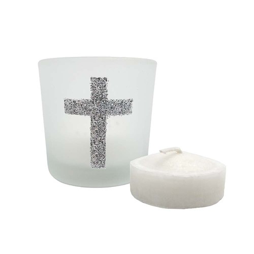 Fashion craft silver cross - ,